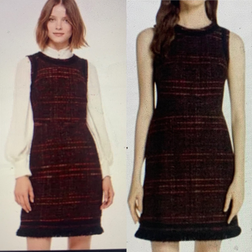 kate spade multi fringe dress sz 0 NWT